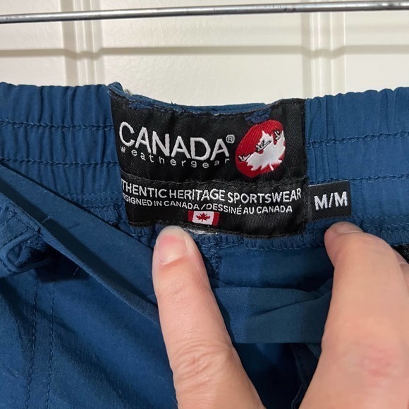 Canada Weathergear Shorts Hybrid Quick Dry Athletic Blue Medium - Picture 2 of 11